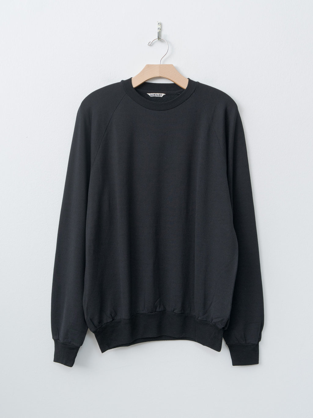 Light Wool Sweat P/O - Black