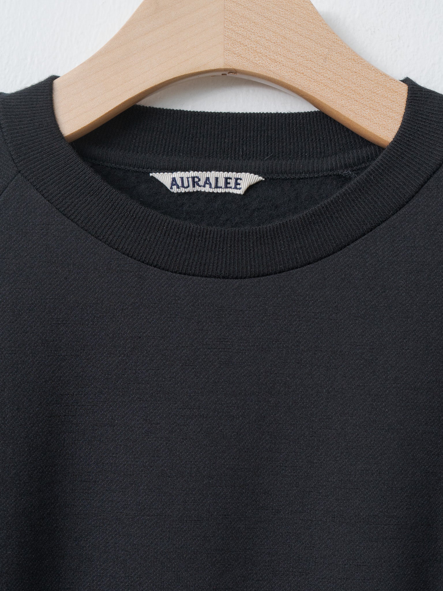 Light Wool Sweat P/O - Black