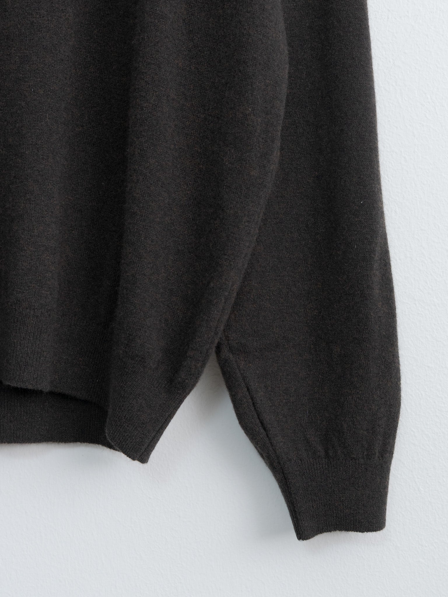 Super Light Wool Skipper Polo Sweater - Brown