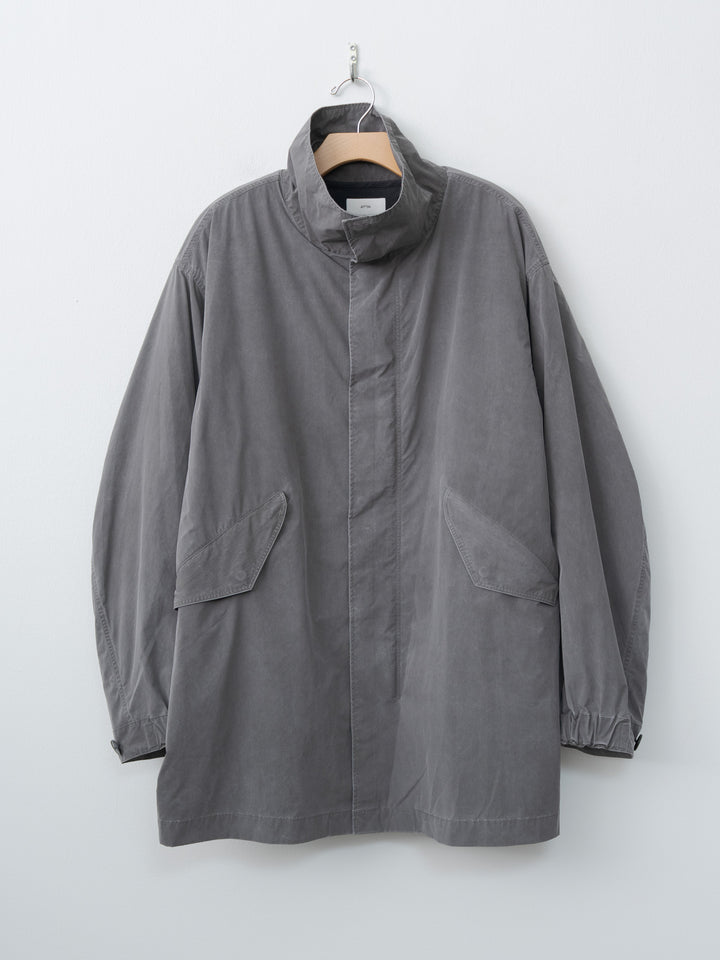 Namu Shop - Aton Pigment Air Weather Short Mods Coat - Sumi