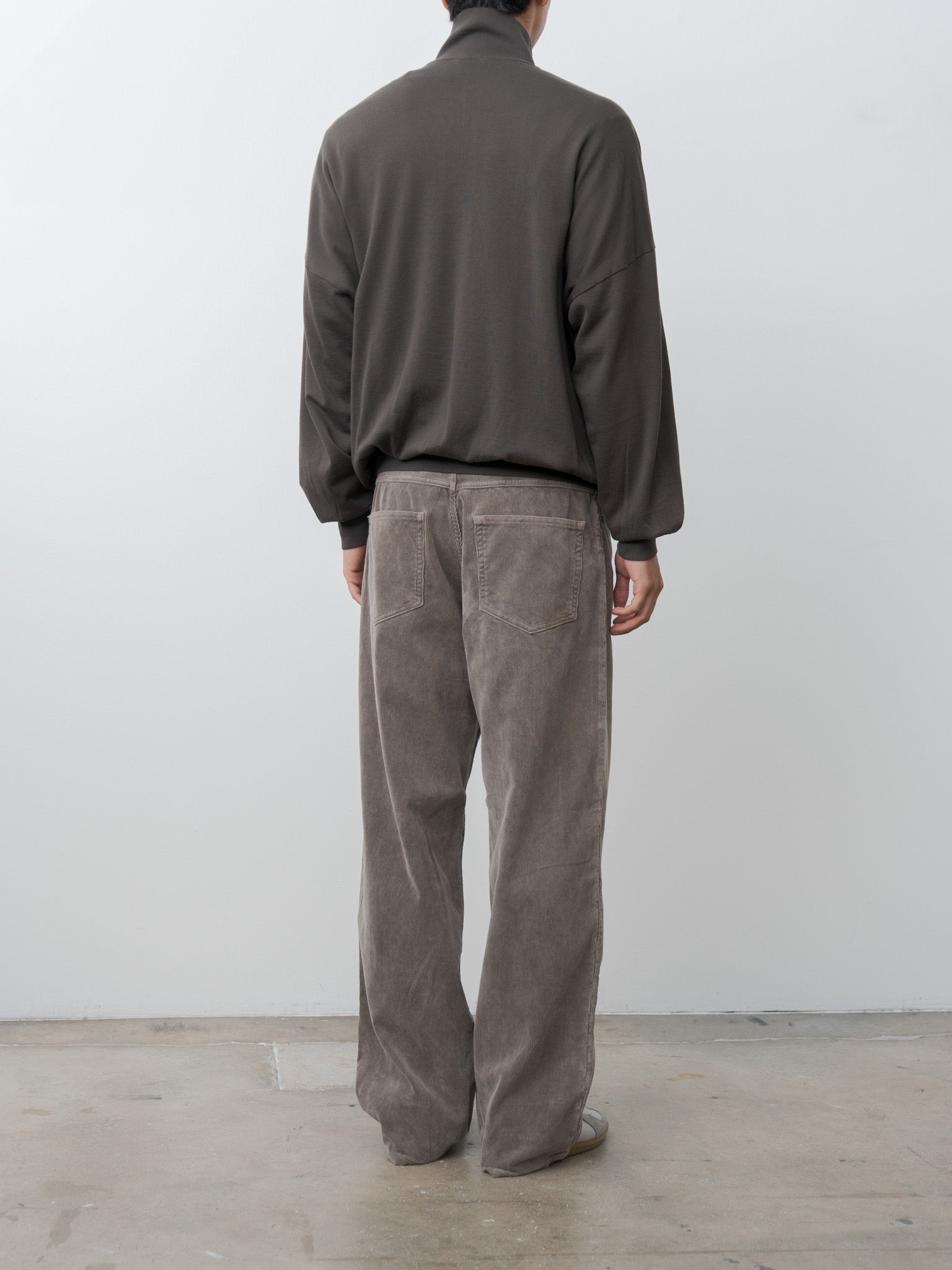 Super High Gauge Sweat Zip Blouson - Dark Brown
