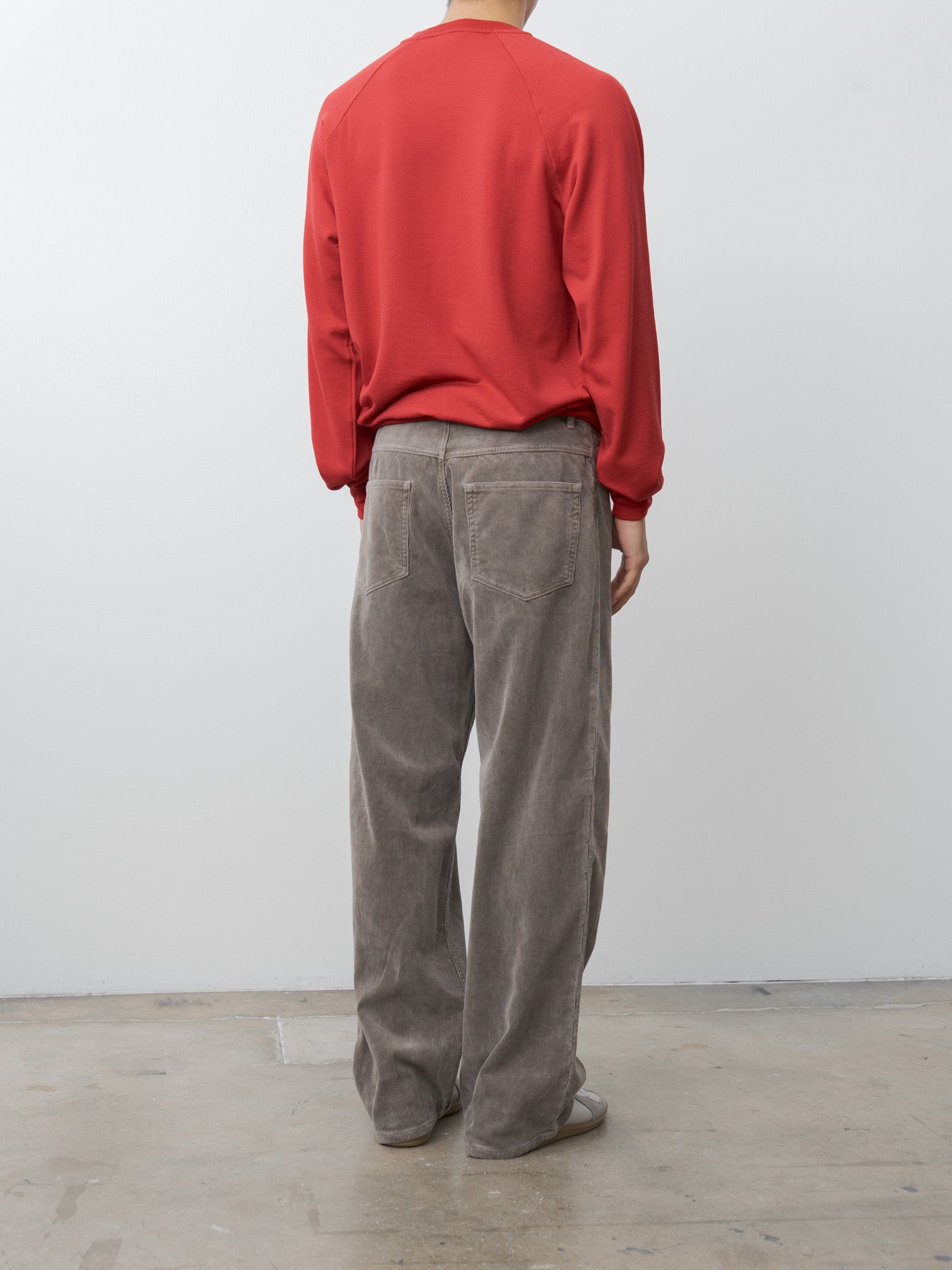 Light Wool Sweat P/O - Red