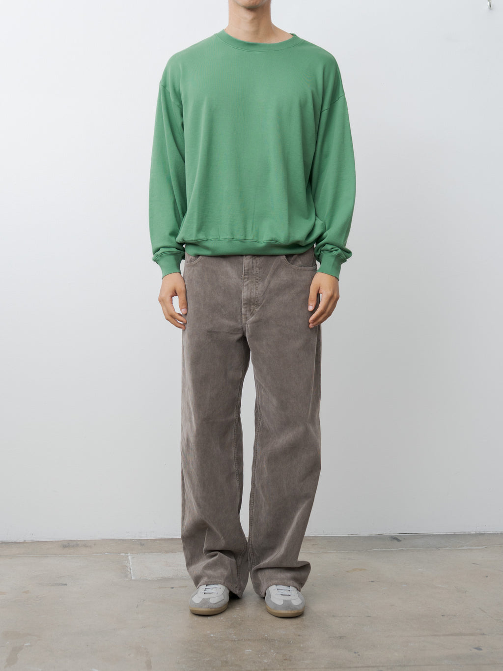 Super High Gauge Sweat P/O - Green