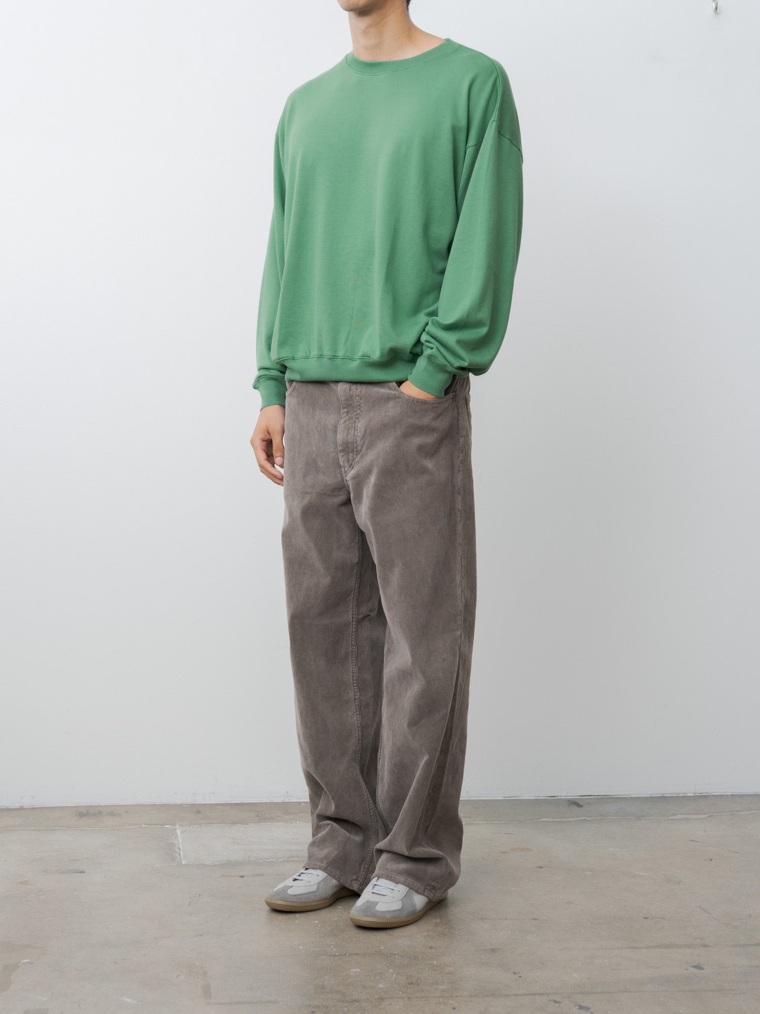 Super High Gauge Sweat P/O - Green
