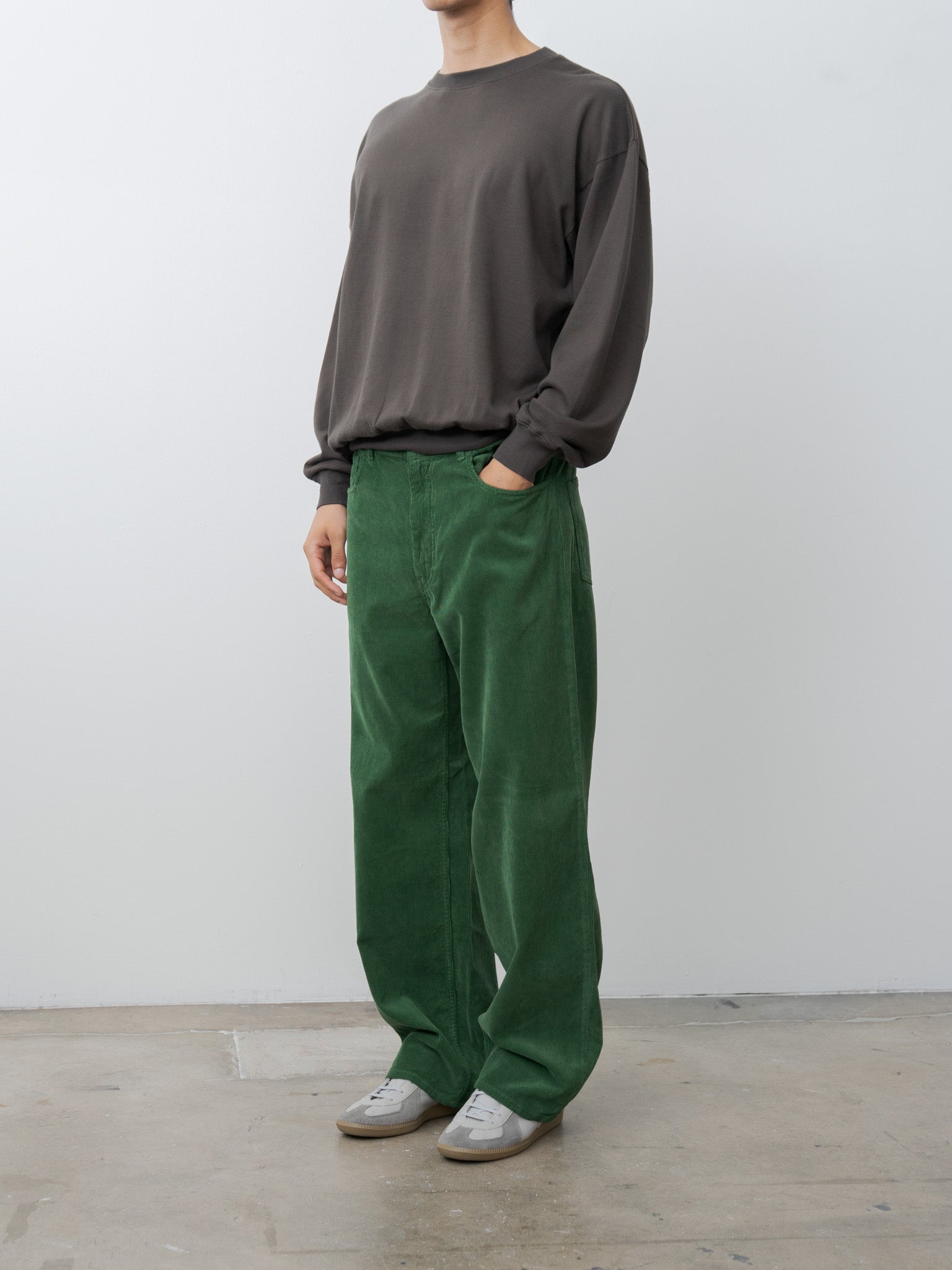 Super High Gauge Sweat P/O - Dark Brown