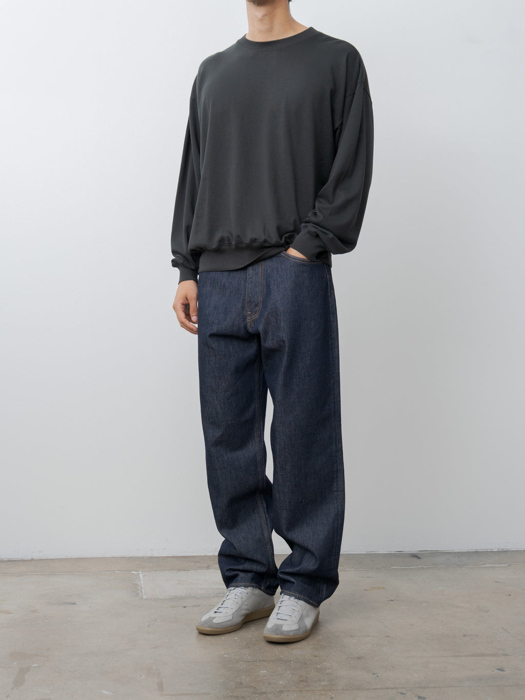 Super High Gauge Sweat P/O - Ink Black