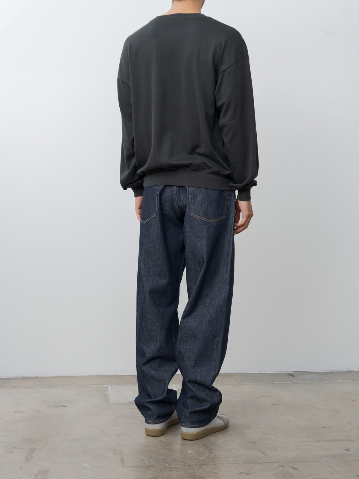 Namu Shop - Auralee Super High Gauge Sweat P/O - Ink Black