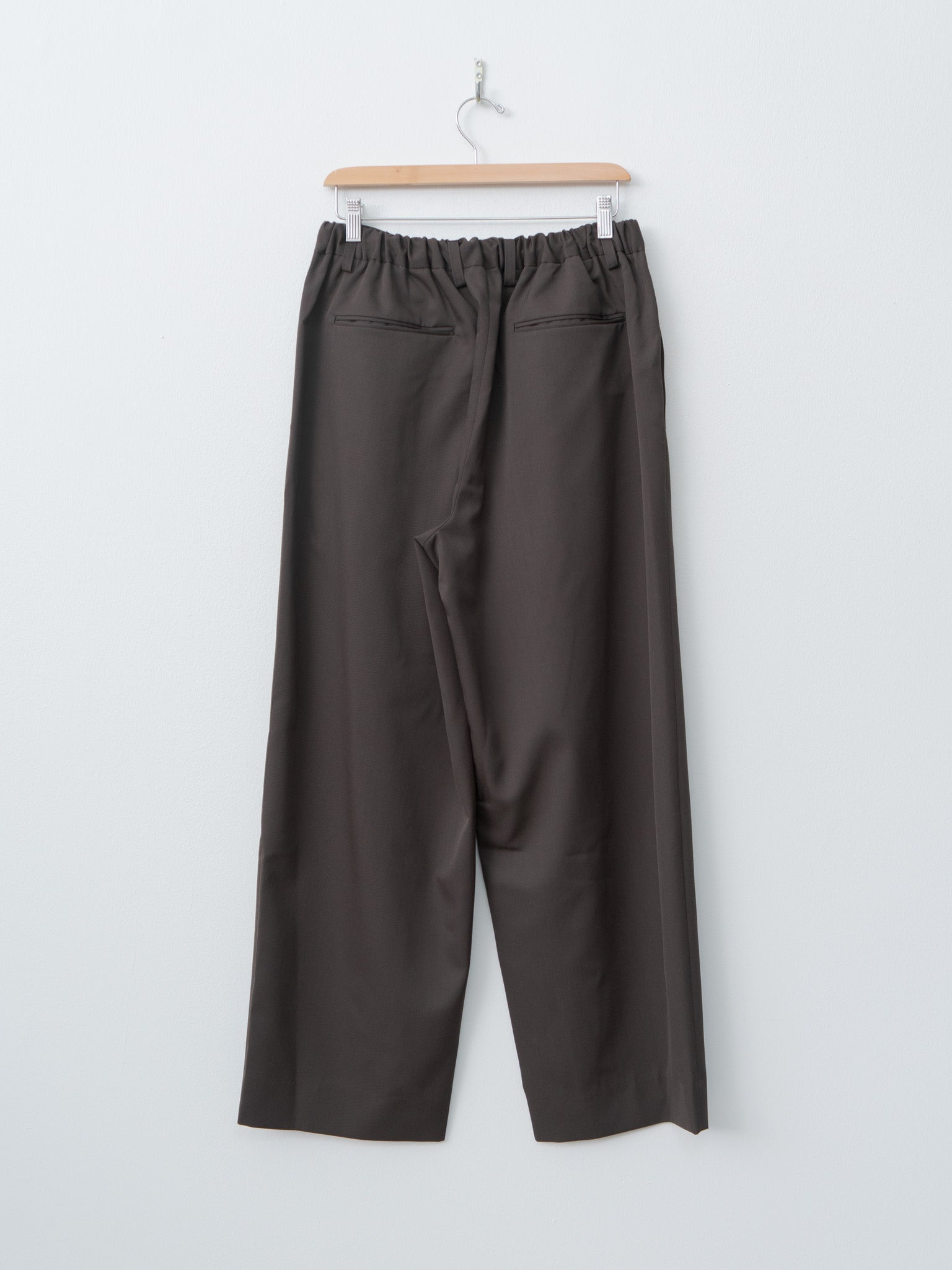 Easy Wide Trousers - Gray Khaki