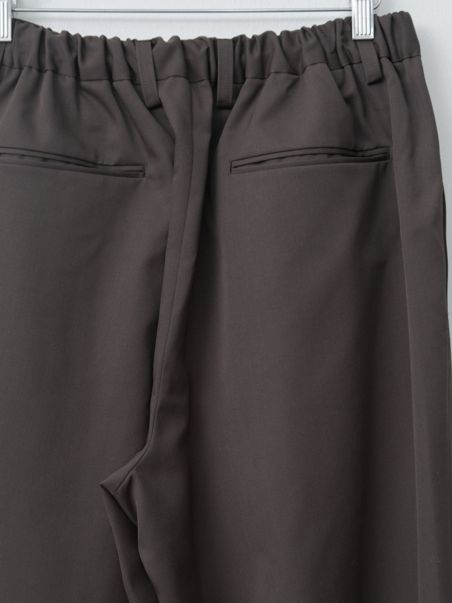Easy Wide Trousers - Gray Khaki