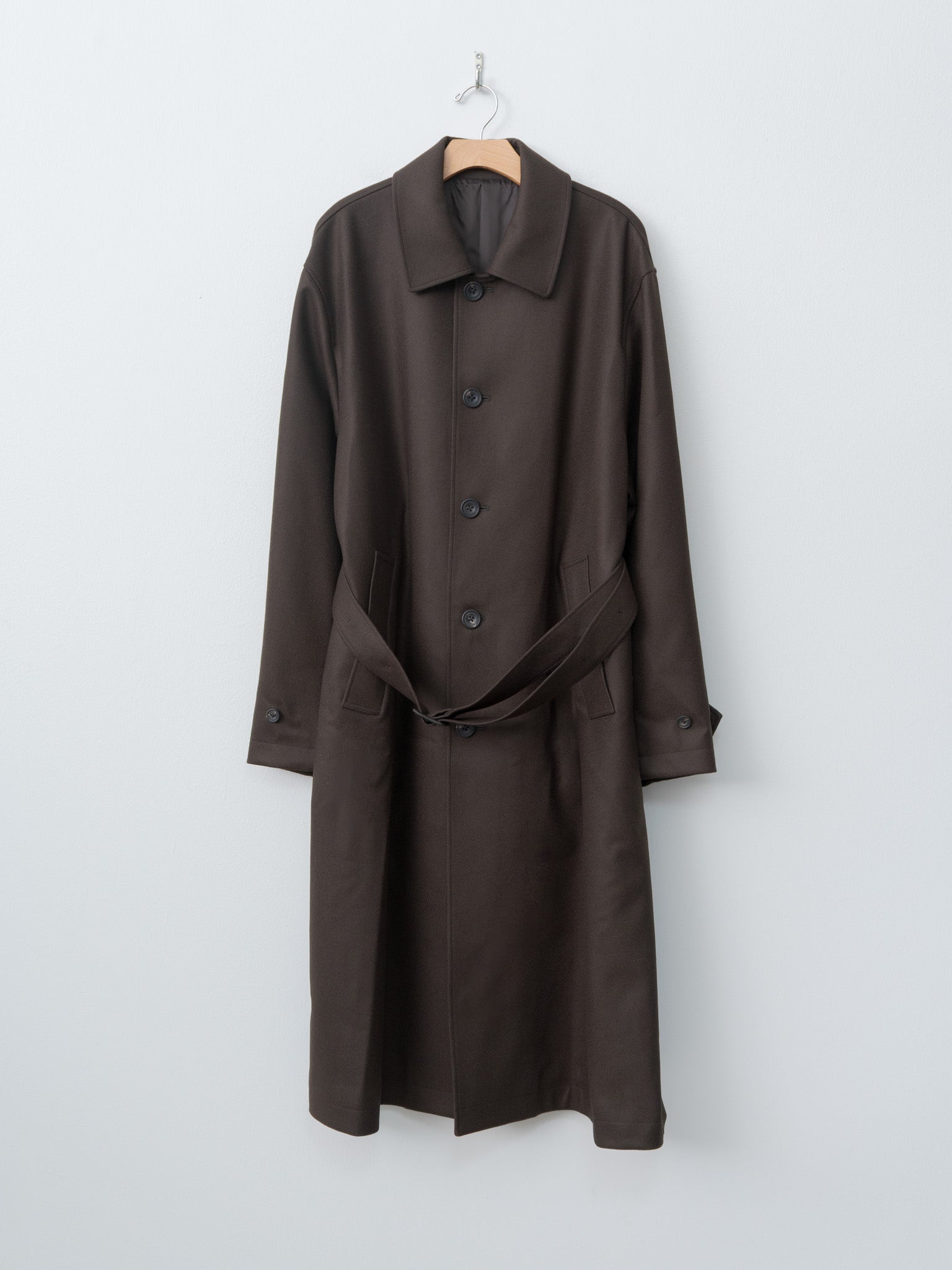 Oversized Investigated Coat - Gray Brown