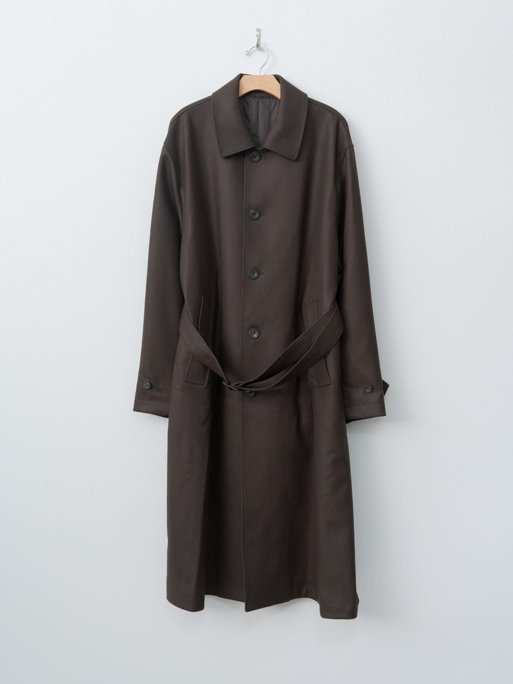 Oversized Investigated Coat - Gray Brown