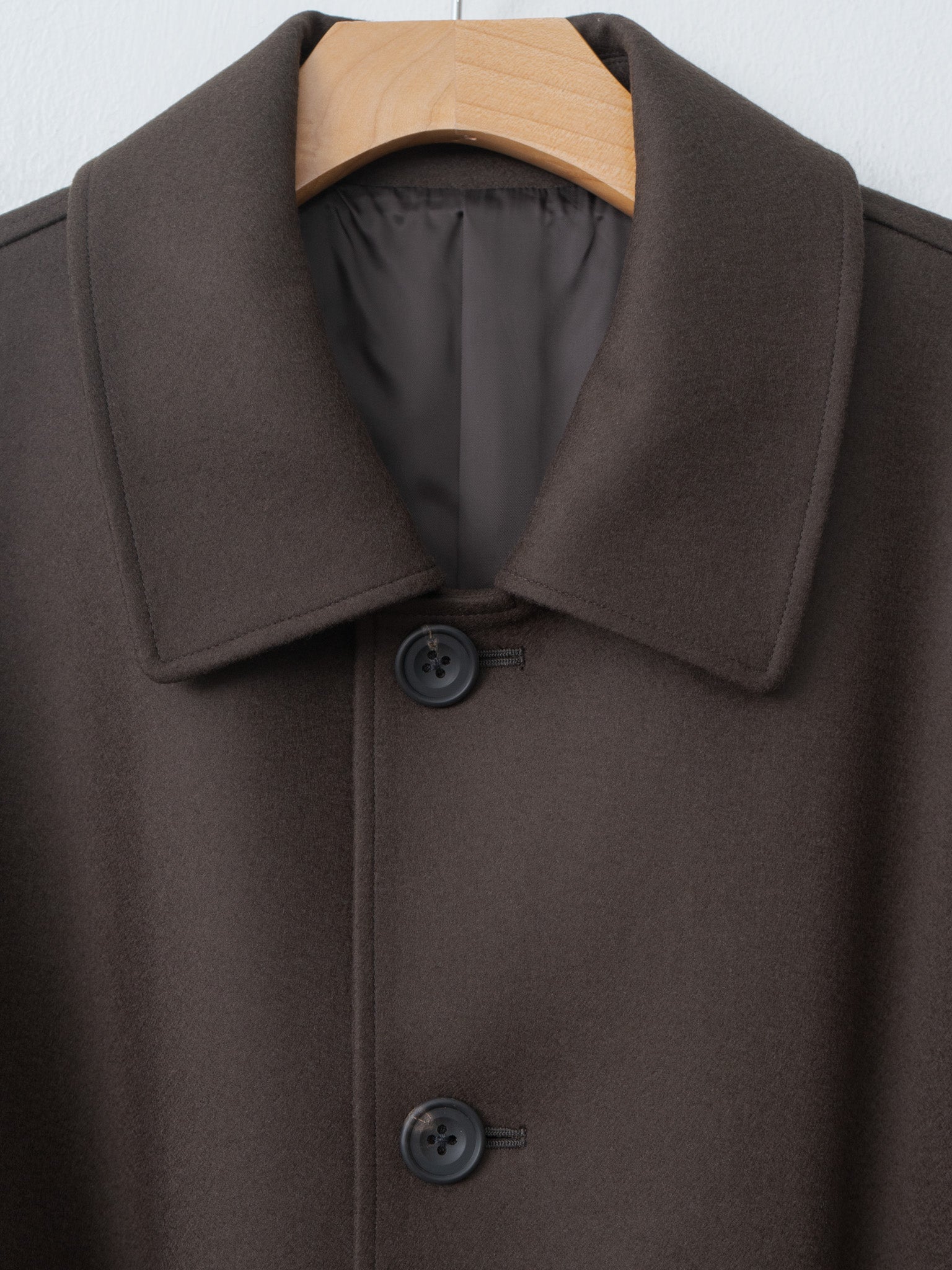 Oversized Investigated Coat - Gray Brown