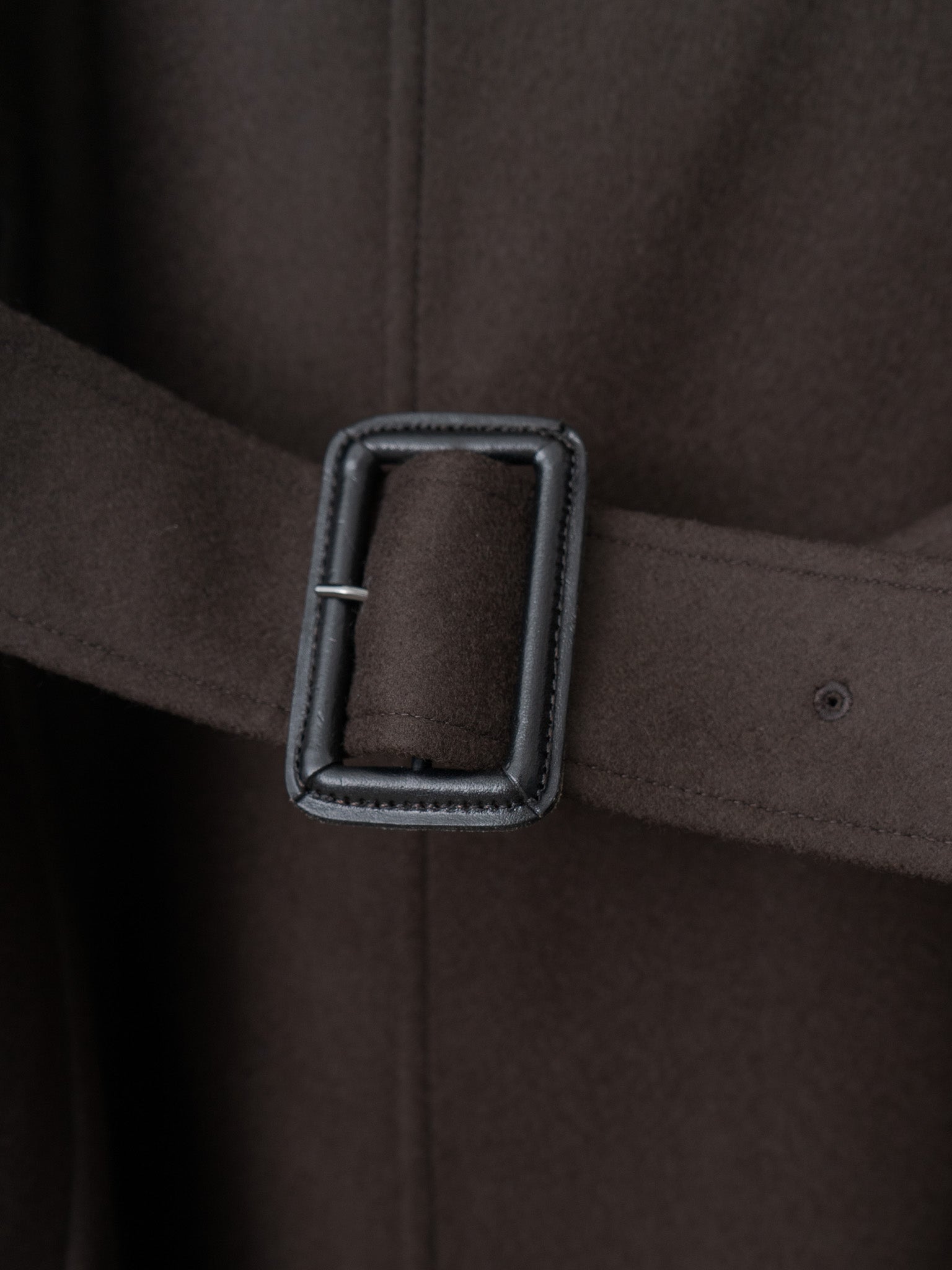 Oversized Investigated Coat - Gray Brown
