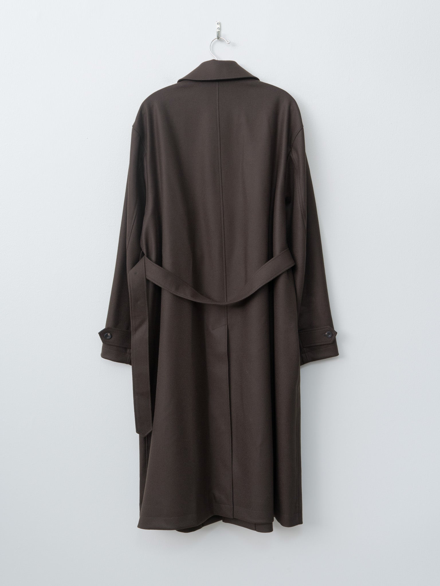 Oversized Investigated Coat - Gray Brown