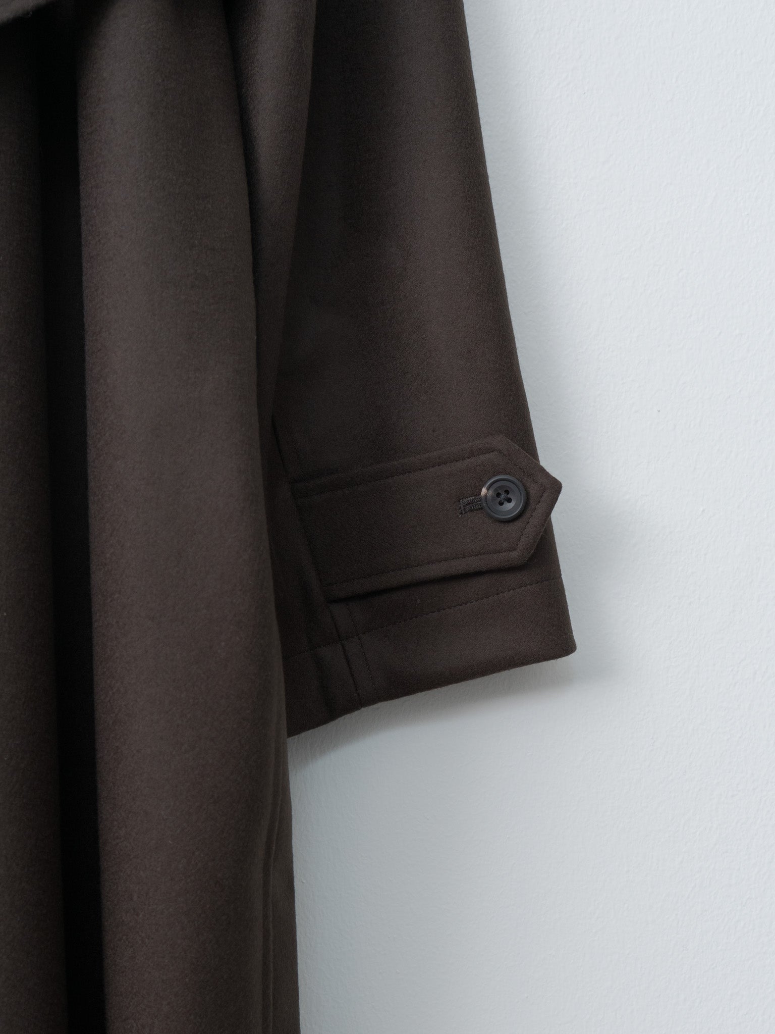 Oversized Investigated Coat - Gray Brown