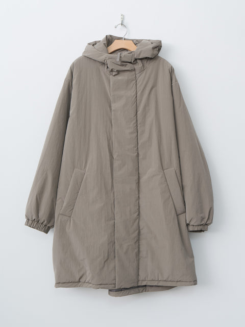 Namu Shop - ssstein Oversized Padded Hoodie Coat - Taupe