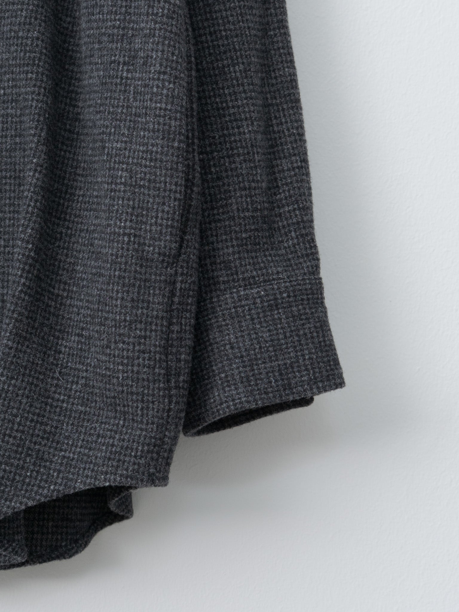 Wool/Cash Shirt Jacket - Houndstooth