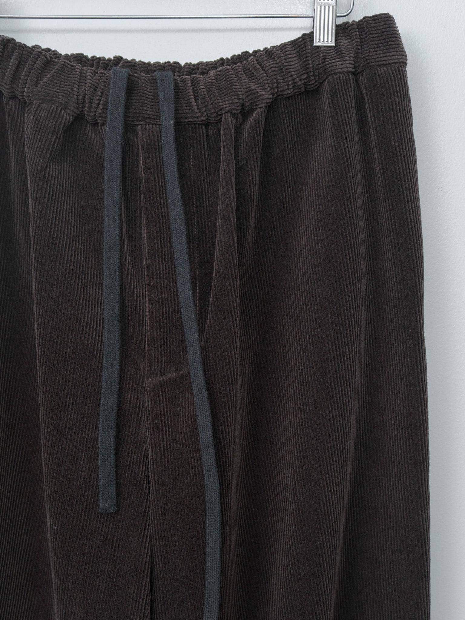 Corduroy Wide Easy Pants - Brown