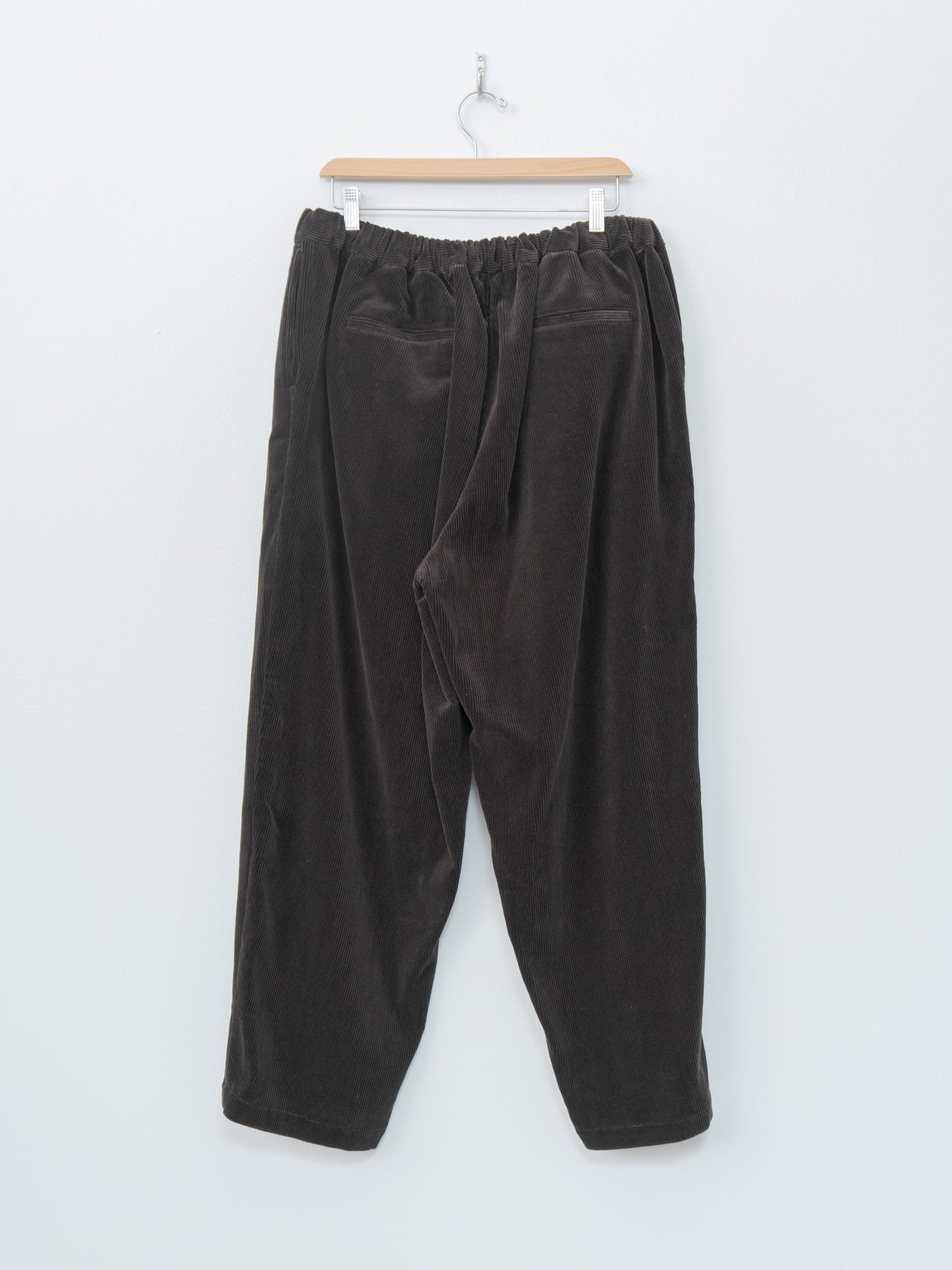 Corduroy Wide Easy Pants - Brown
