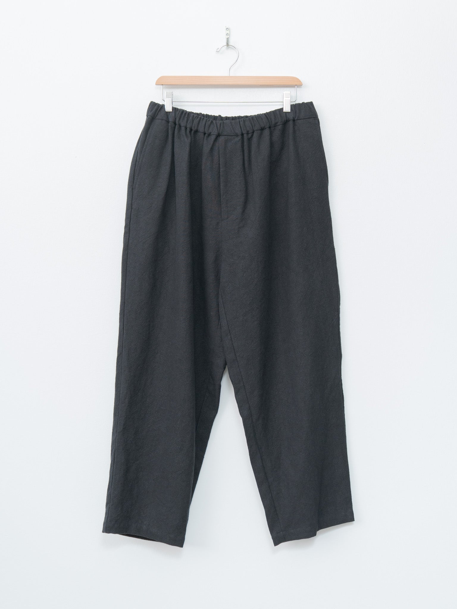 Max High Count Hemp Wide Easy Pants - Black