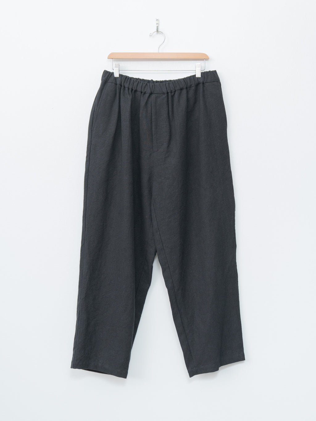 Max High Count Hemp Wide Easy Pants - Black