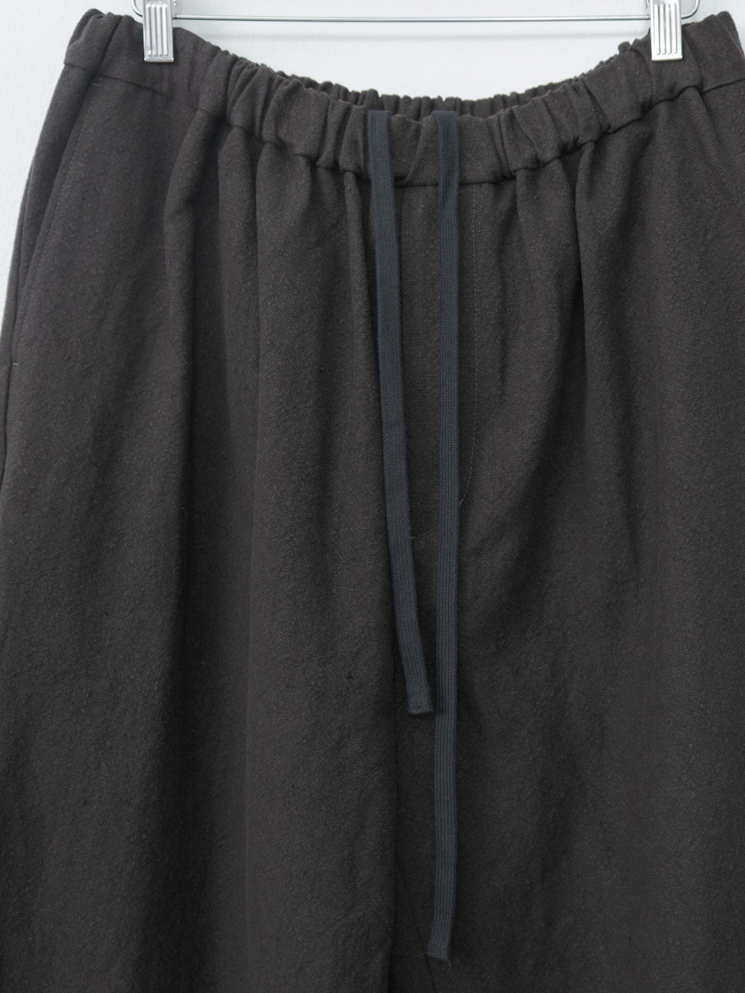 Max High Count Hemp Wide Easy Pants - Brown