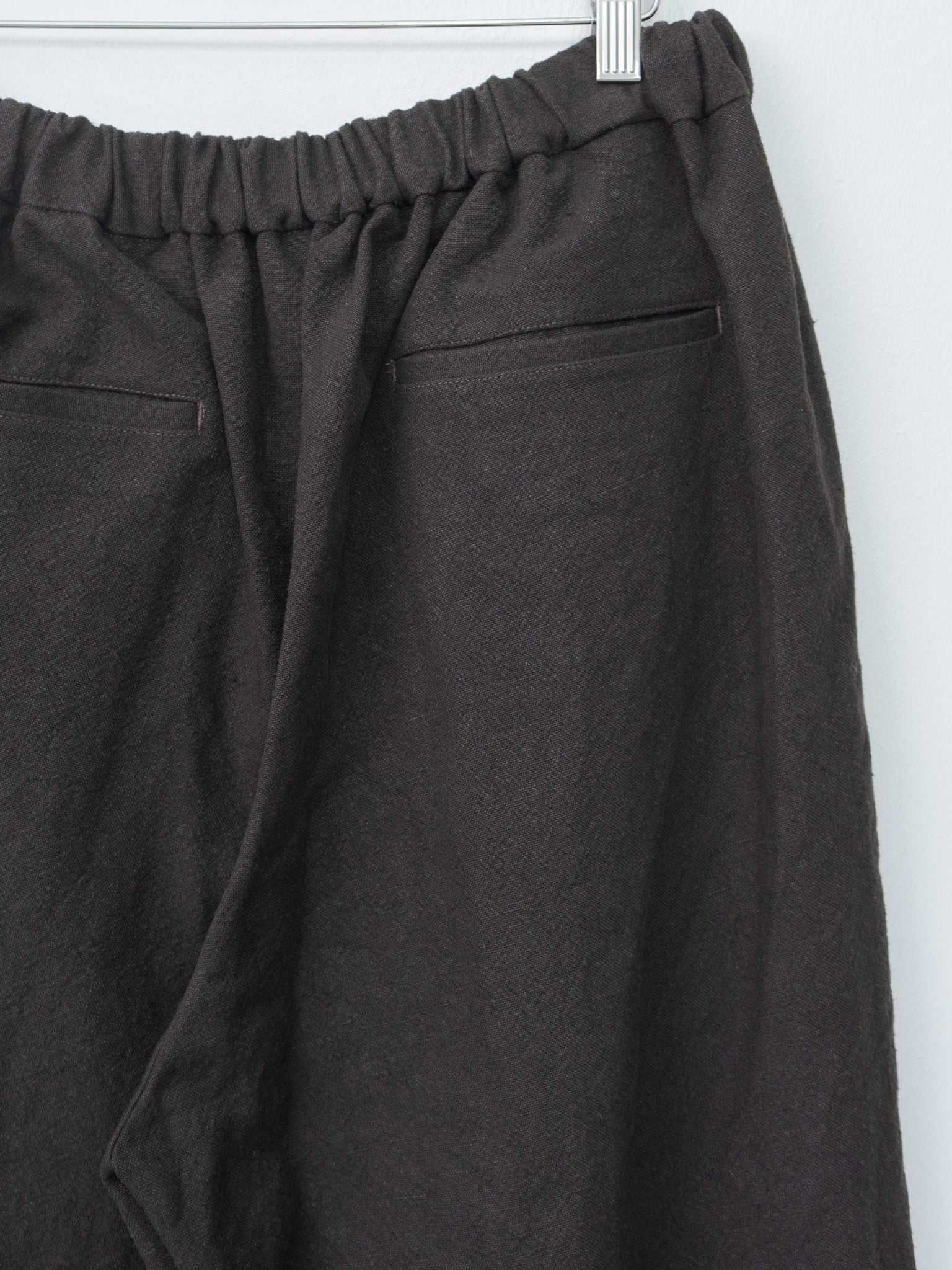 Max High Count Hemp Wide Easy Pants - Brown