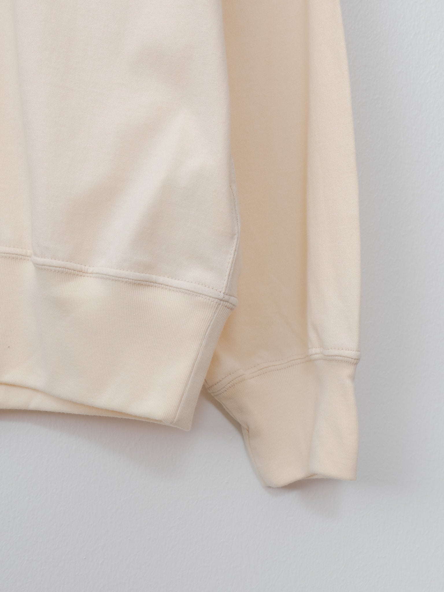 Silk Cotton L/S Pullover - Ivory