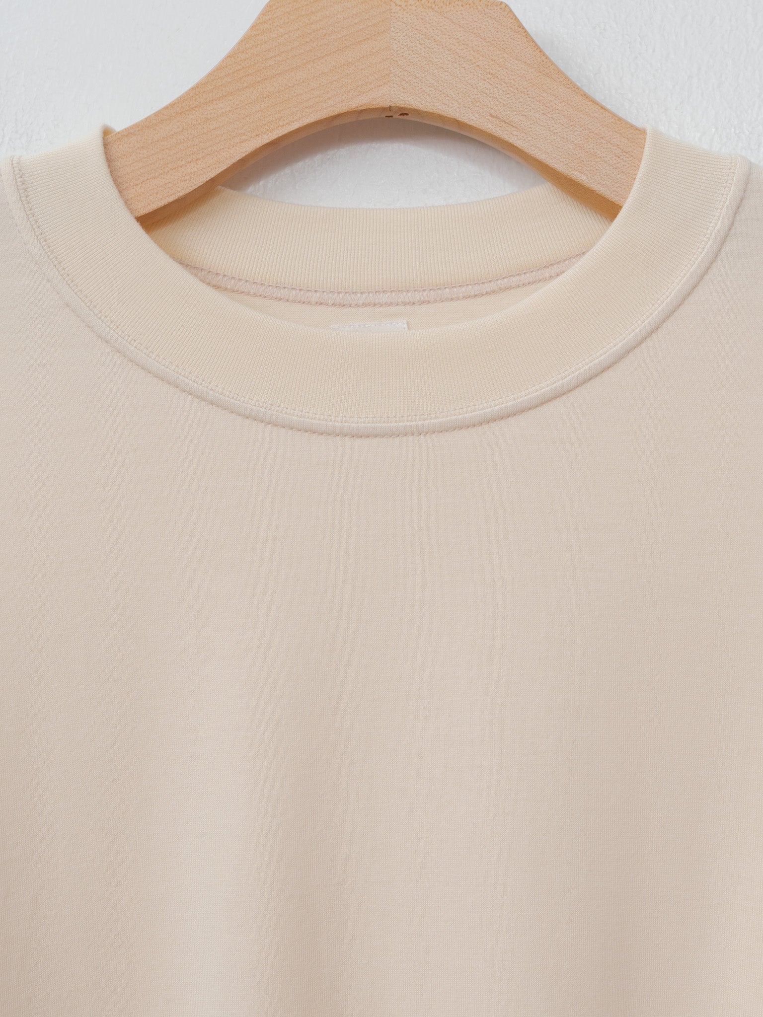 Silk Cotton L/S Pullover - Ivory