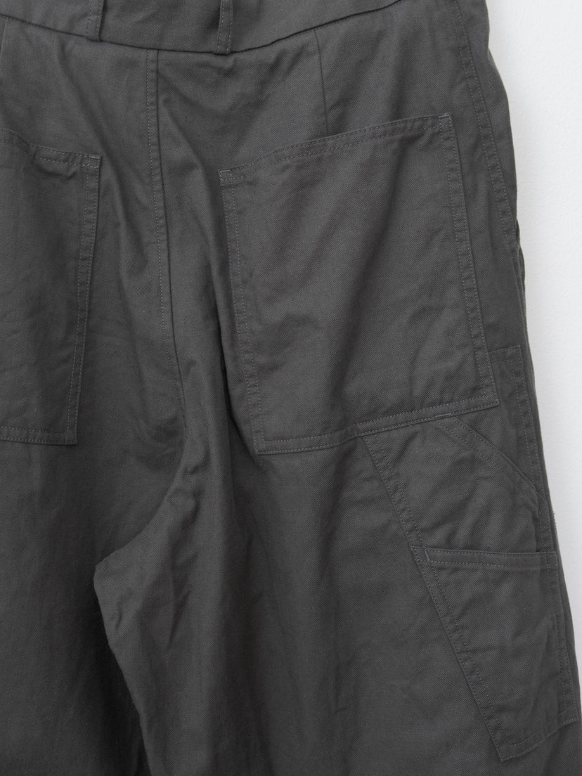 Namu Shop - Blurhms Cotton Serge Work Pants - Ink Black