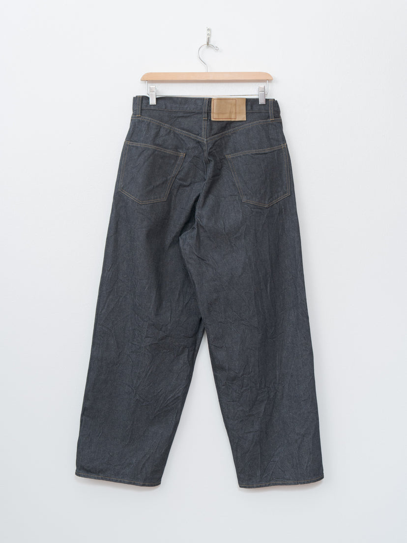 Namu Shop - Blurhms 13.5oz Denim Pants Wide - Sulfur Black