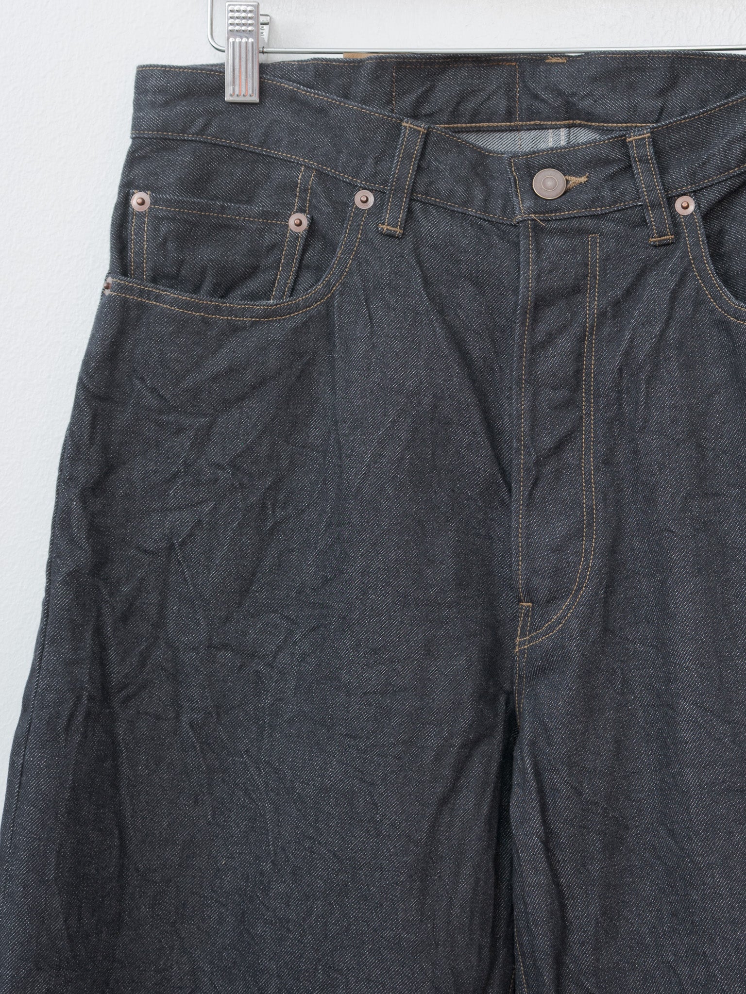 13.5oz Denim Pants Classic - Sulfur Black