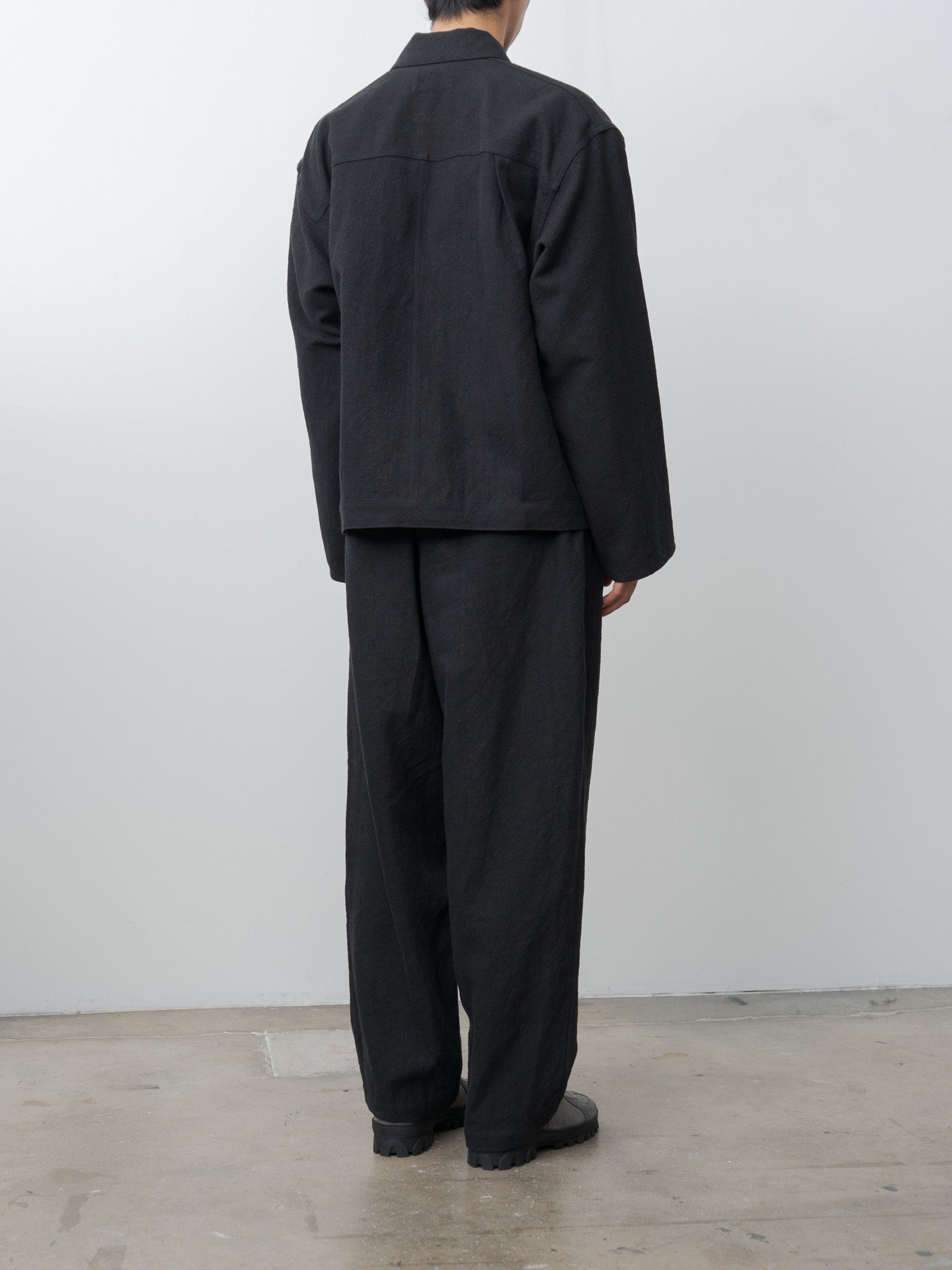 Max High Count Hemp Wide Easy Pants - Black