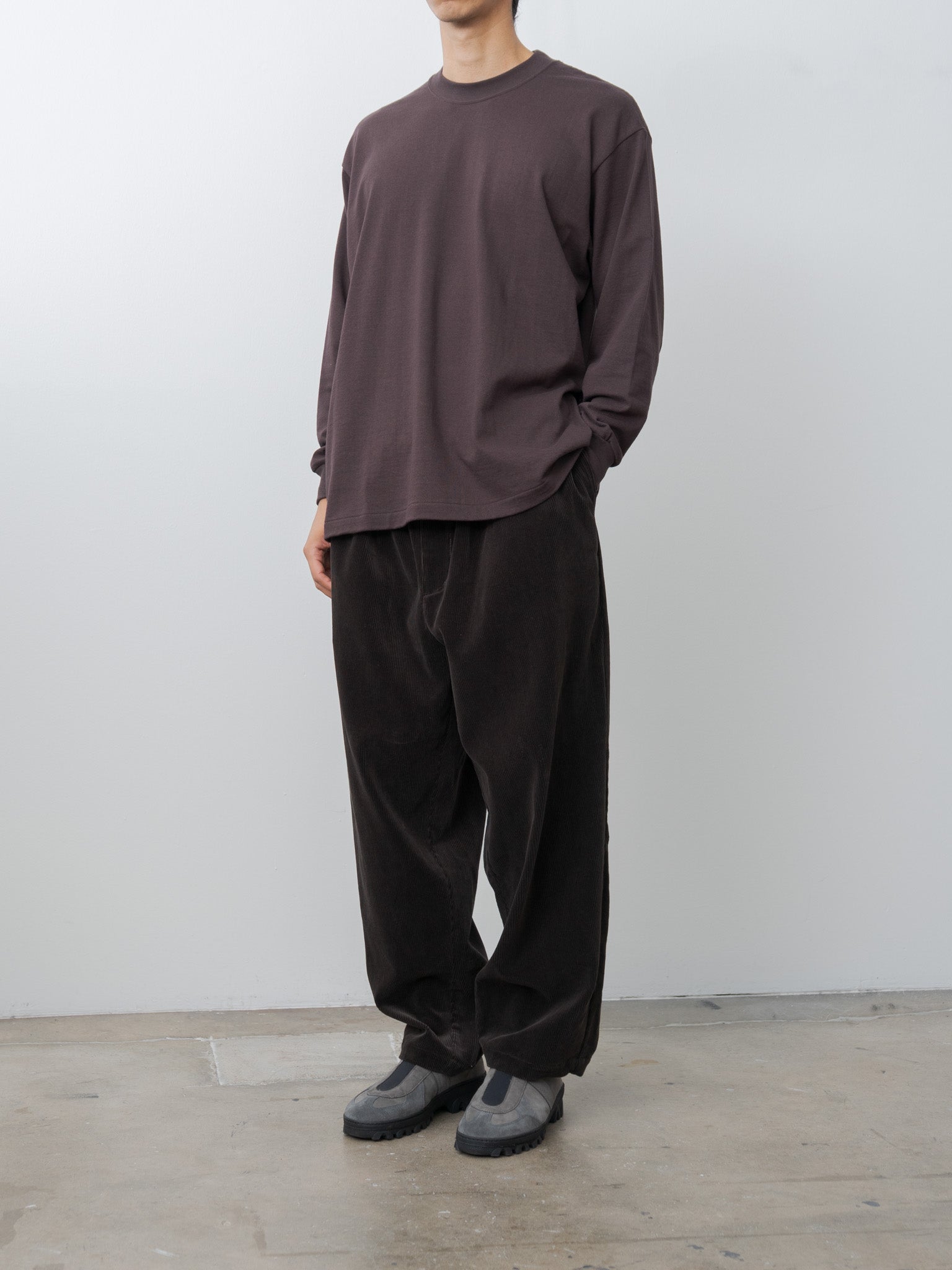 Tube L/S T-Shirt - Brown