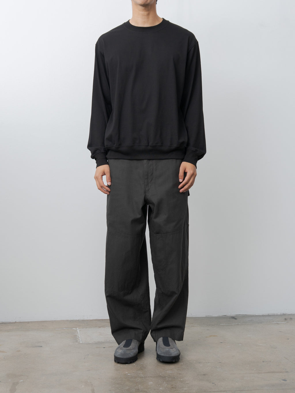 Cotton Serge Work Pants - Ink Black