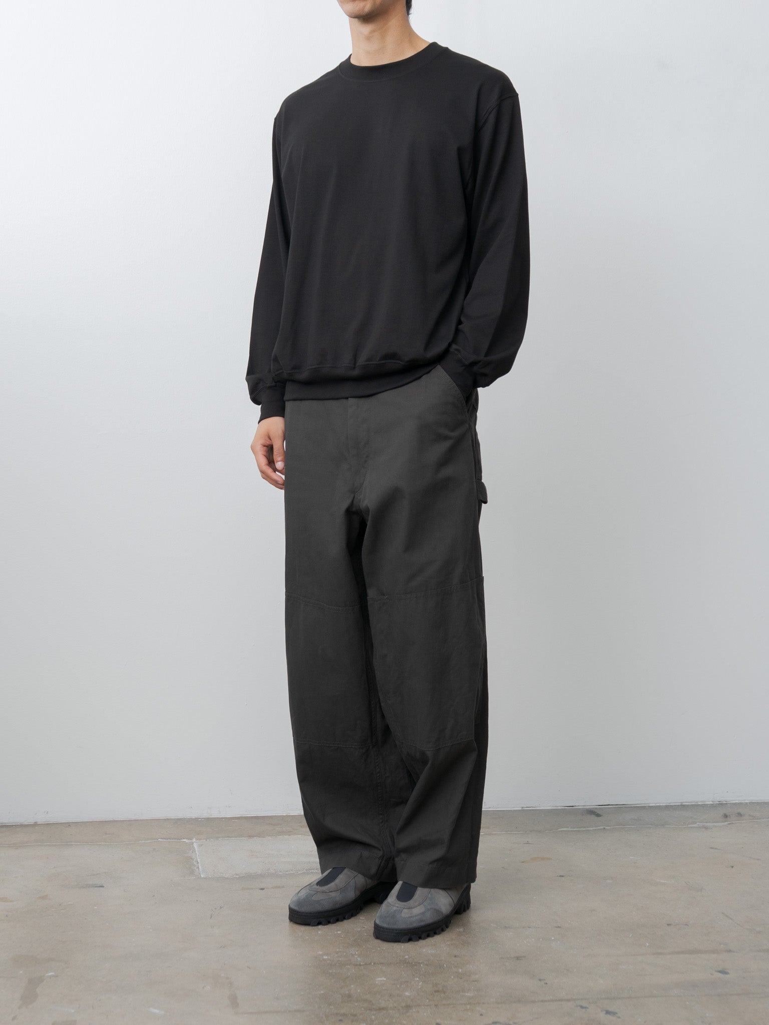 Cotton Serge Work Pants - Ink Black
