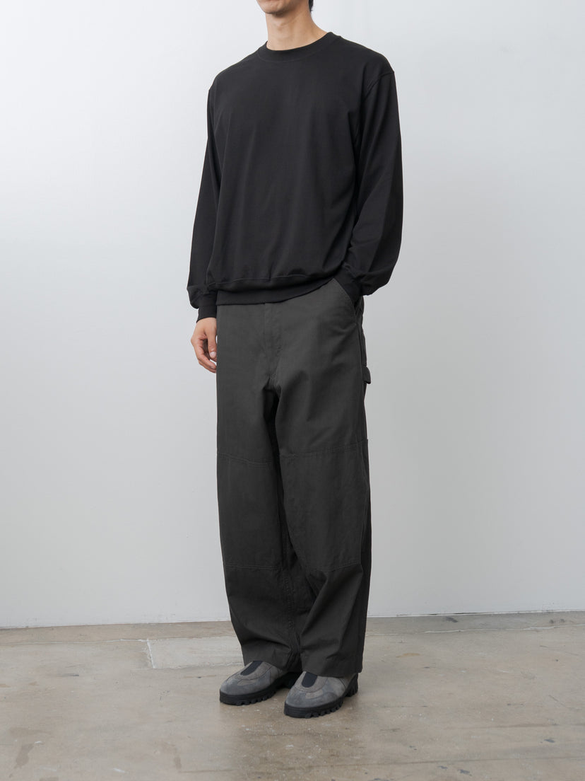 Namu Shop - Blurhms Cotton Serge Work Pants - Ink Black