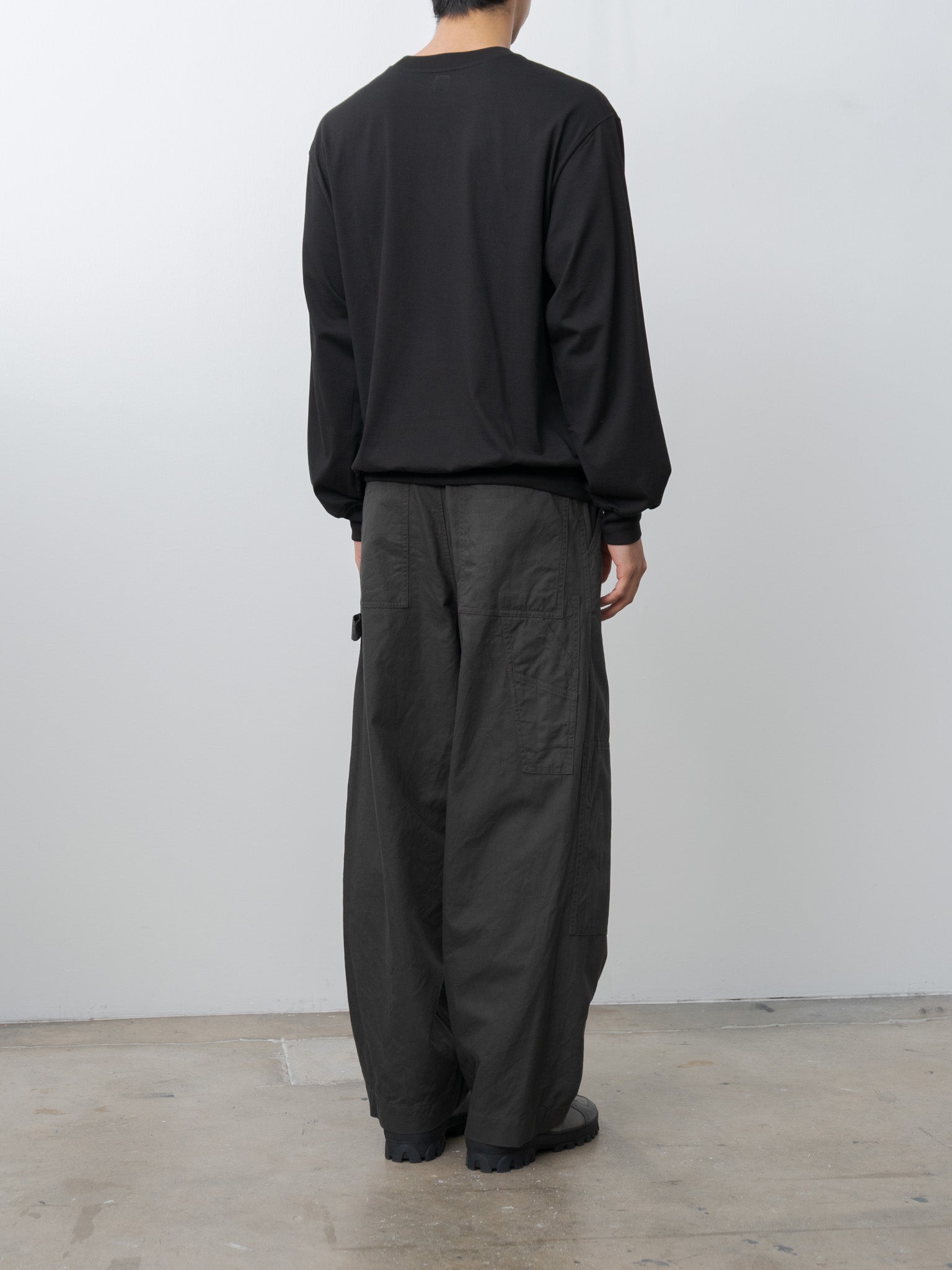 Cotton Serge Work Pants - Ink Black