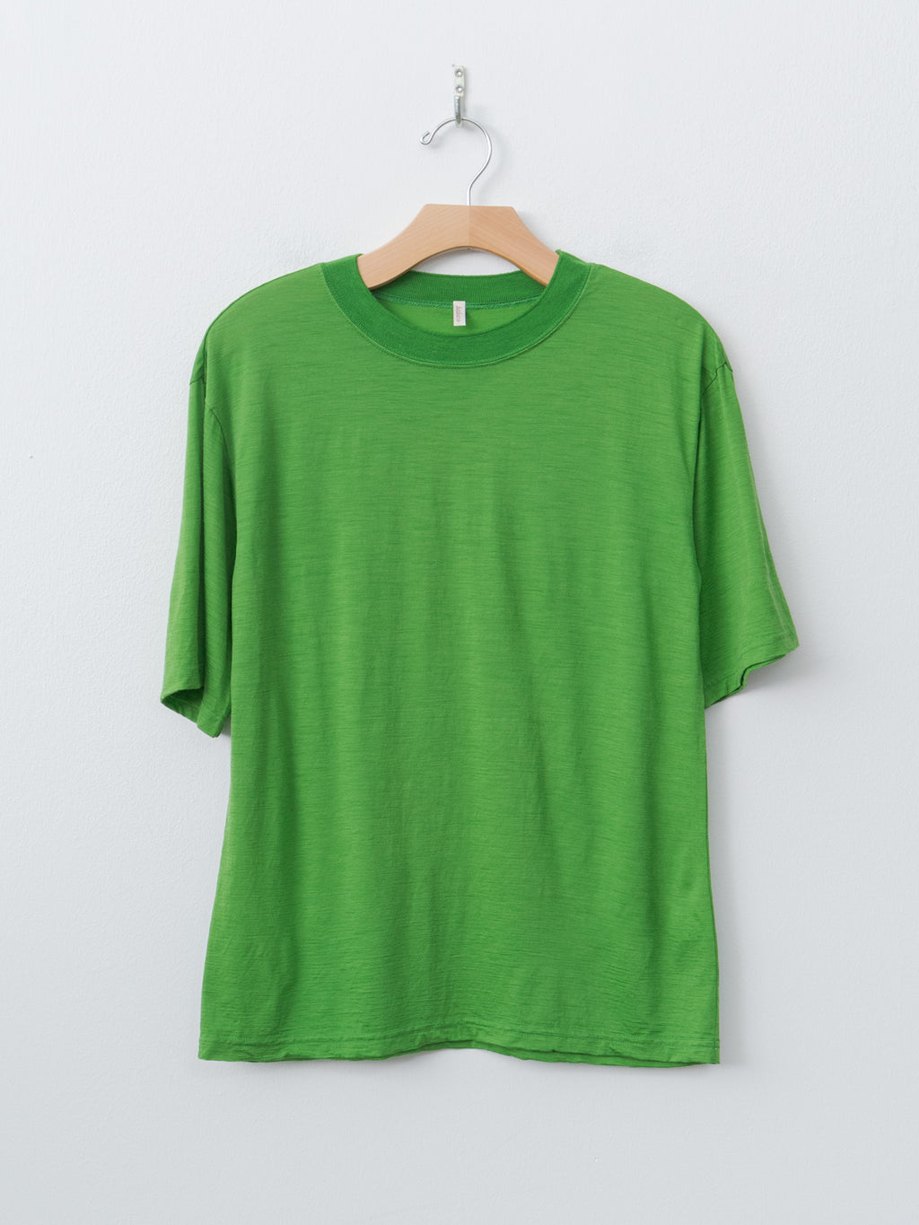 Wool Jersey T-Shirt - Green