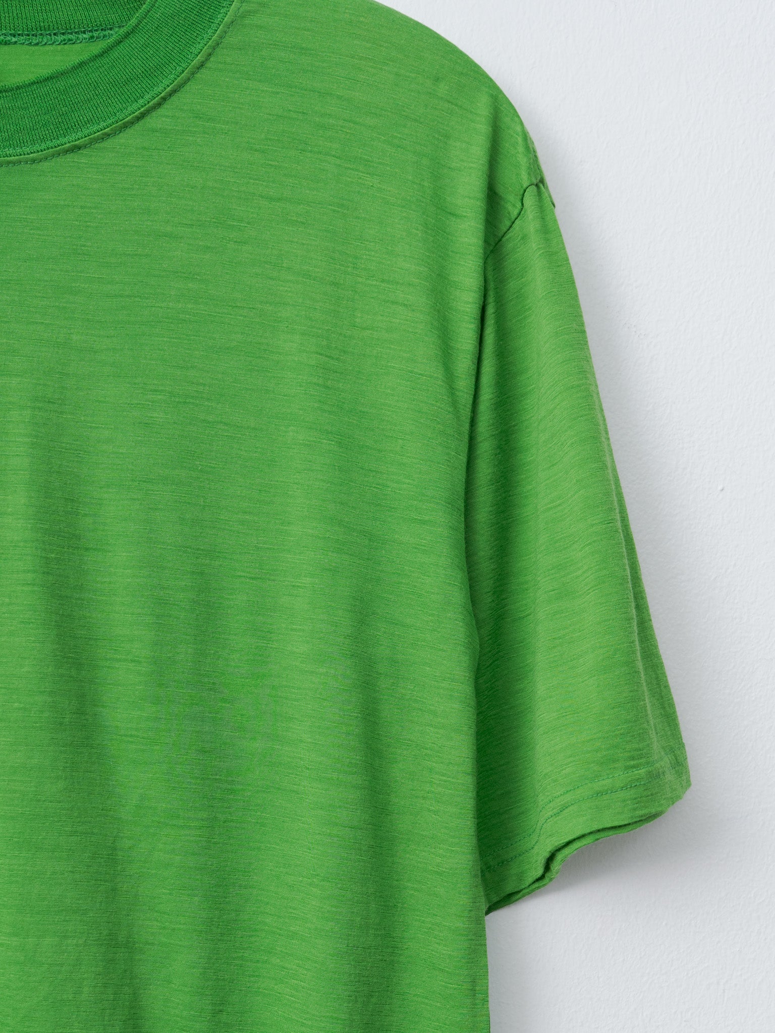 Wool Jersey T-Shirt - Green