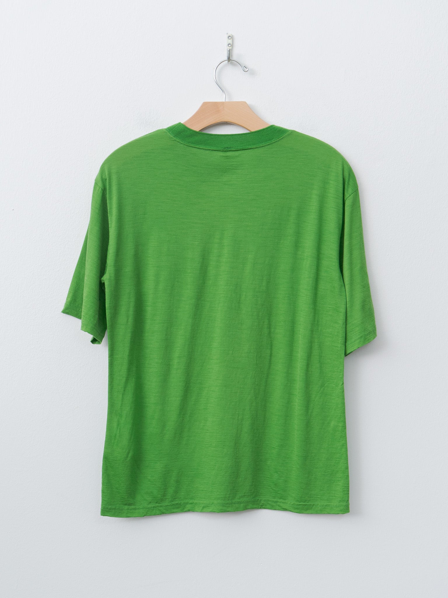 Wool Jersey T-Shirt - Green