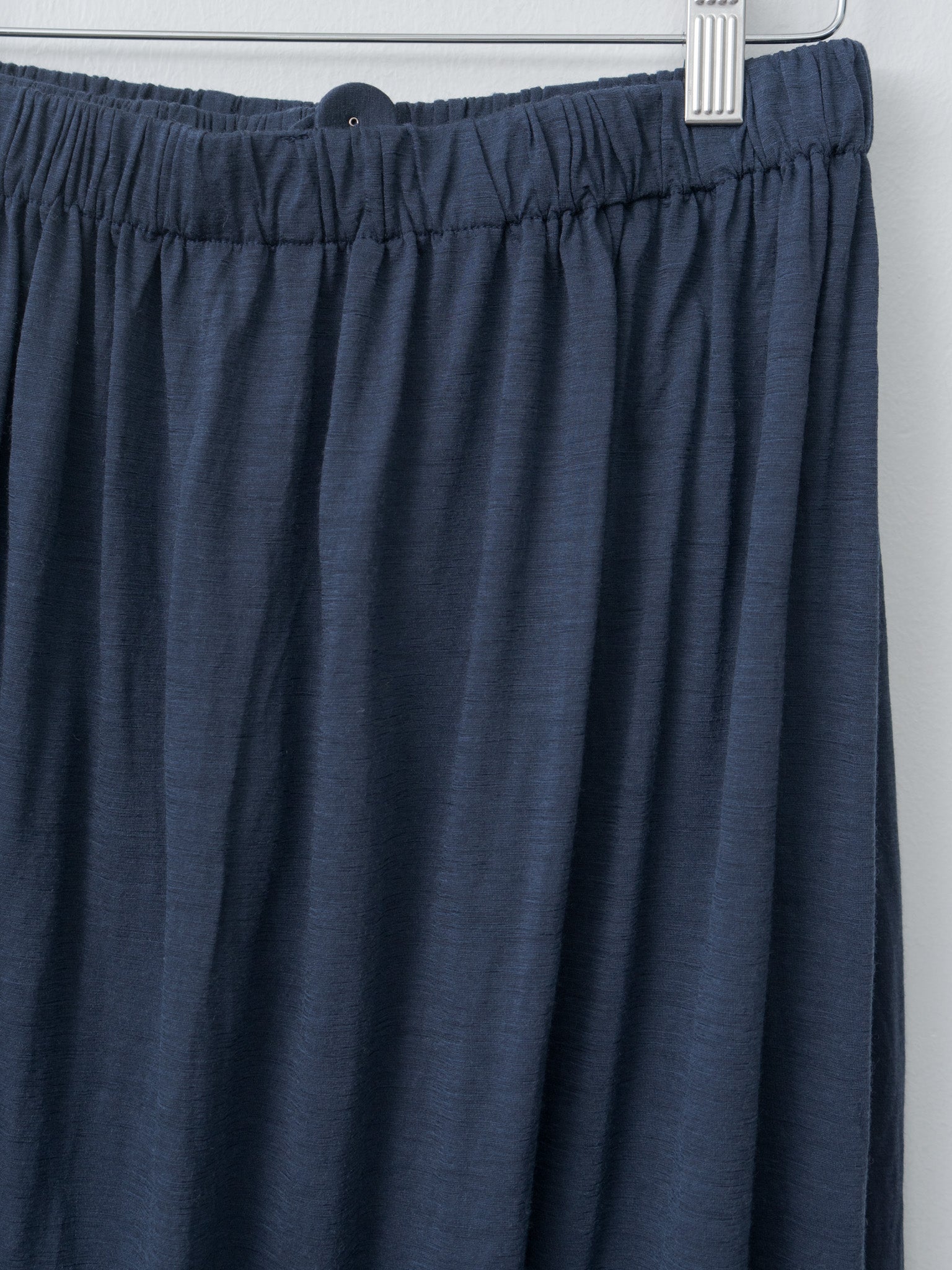 Wool Jersey Skirt - Navy