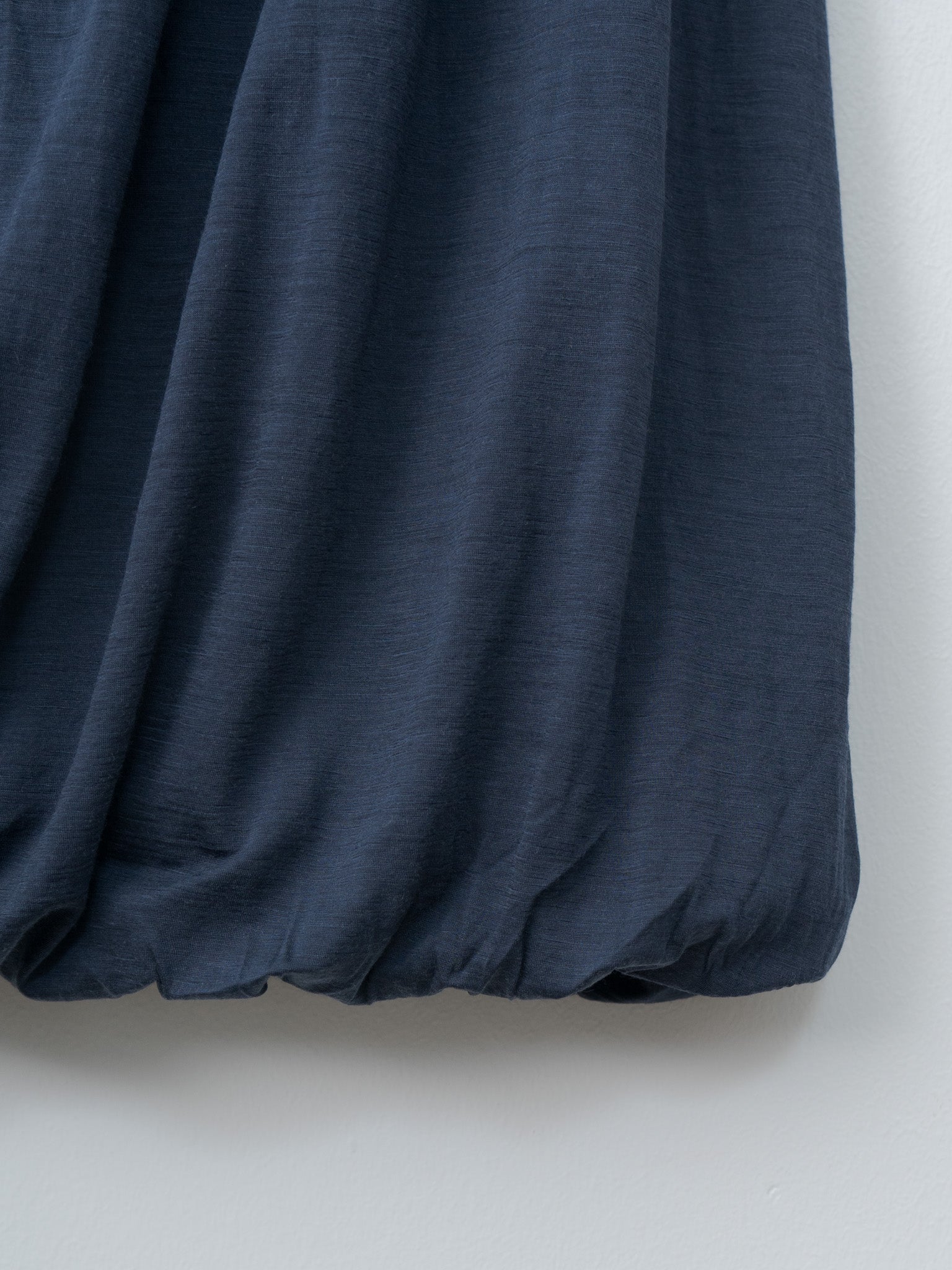 Wool Jersey Skirt - Navy