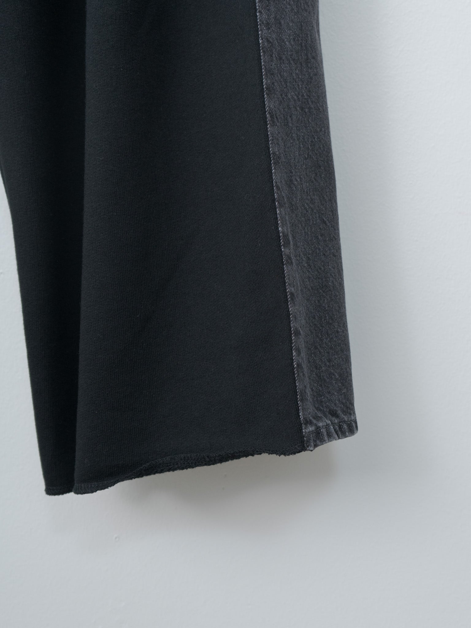 Hybrid Sweat Denim Pants - Black x Black