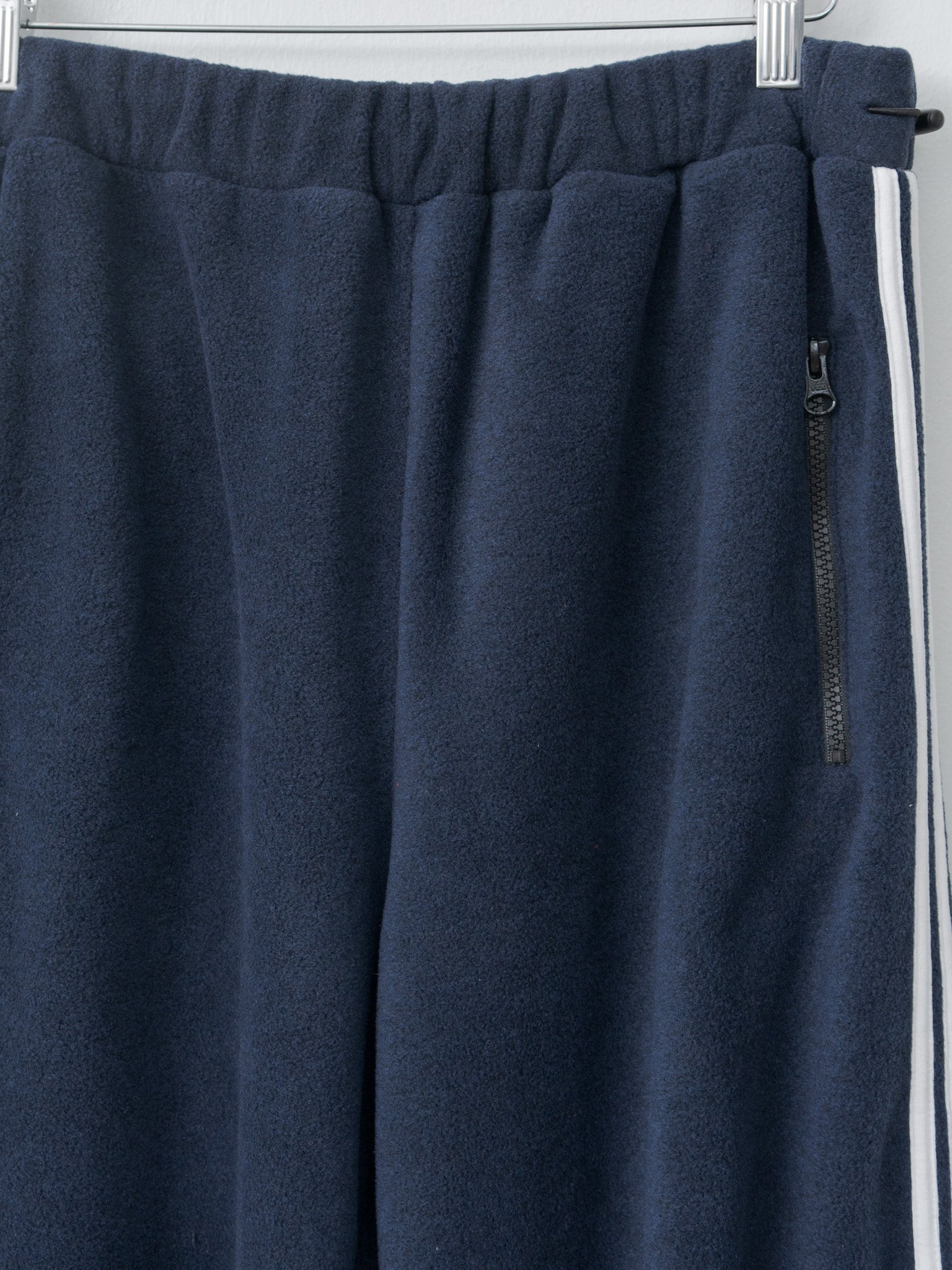 Fleece Loose Fit Track Pants - Navy