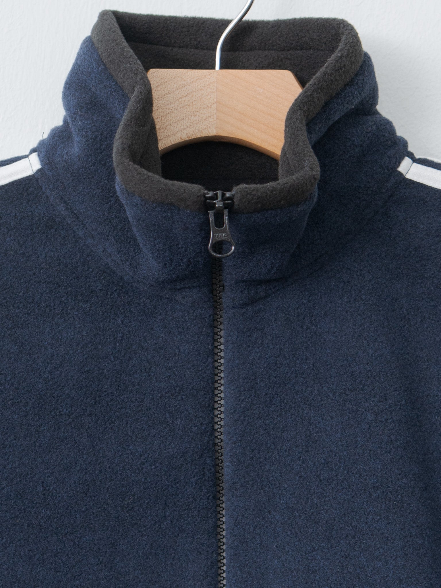 Fleece Tight Fit Track Jacket - Navy