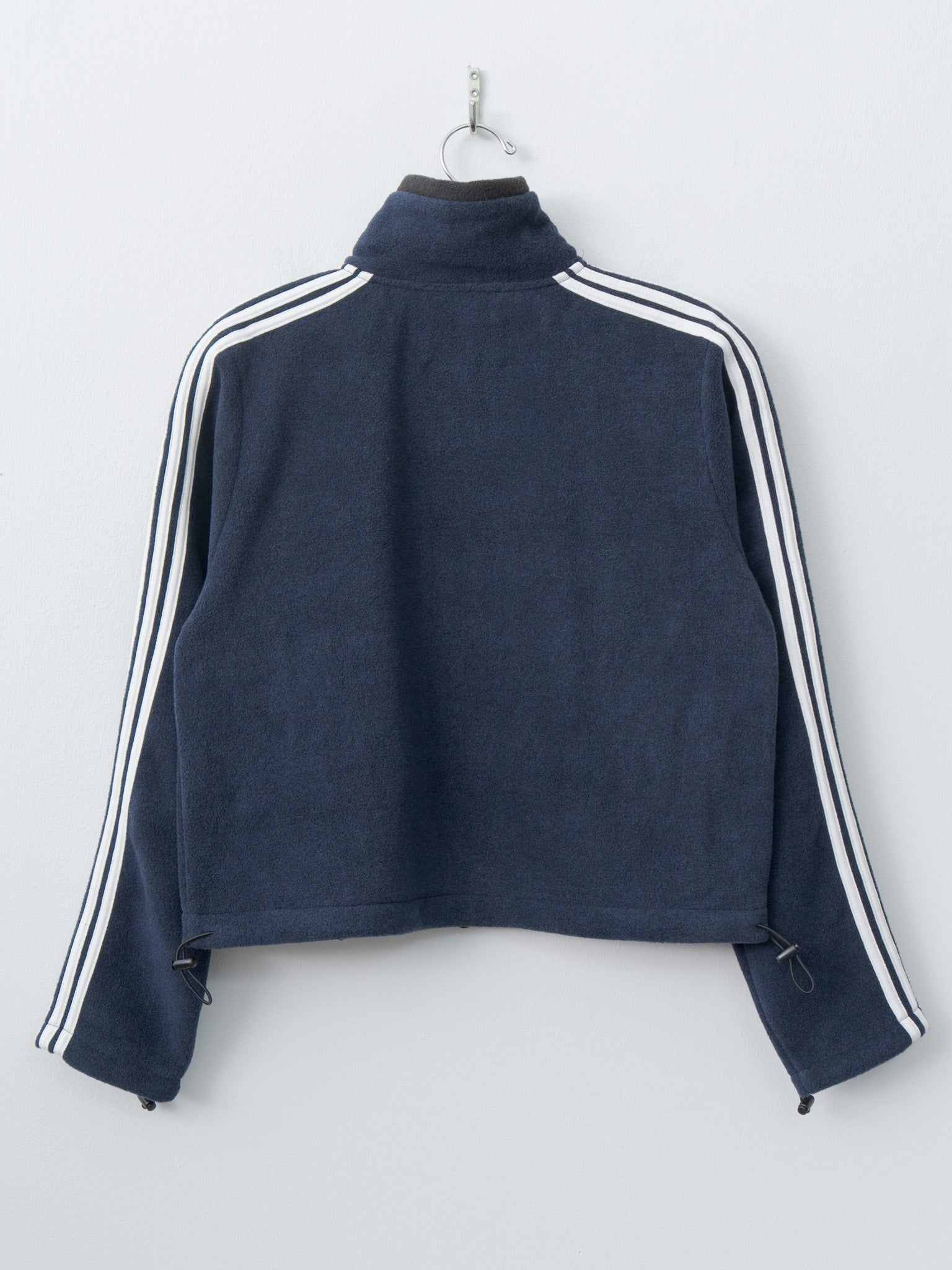 Fleece Tight Fit Track Jacket - Navy