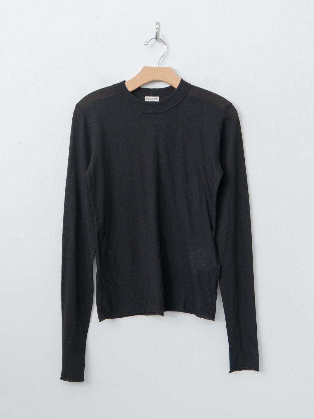 Cotton Cashmere Tee - Black