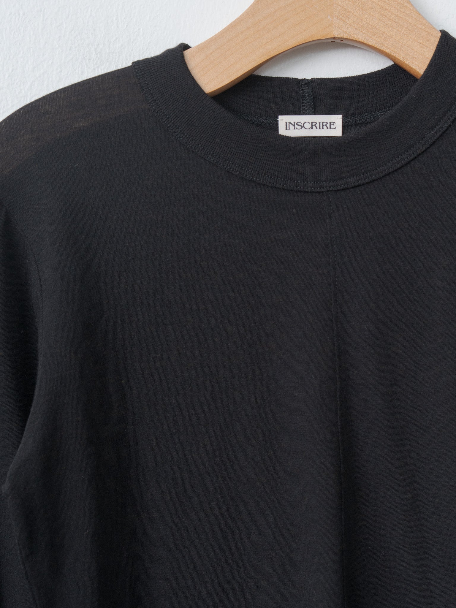 Cotton Cashmere Tee - Black