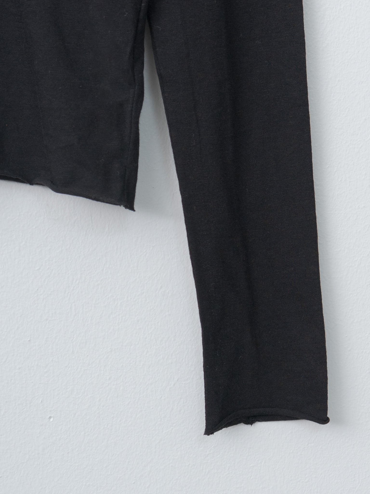 Cotton Cashmere Tee - Black